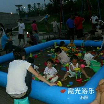 儿童方形水池，沙池