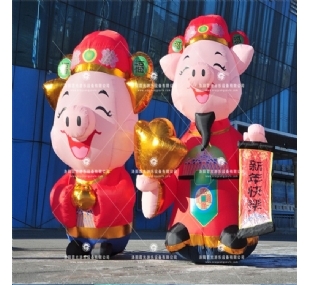 可爱猪气模
