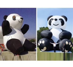 超大型熊猫固定吉祥物