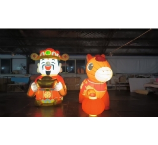 萌系动物气模、Q版人物气模、品牌定制IP气模