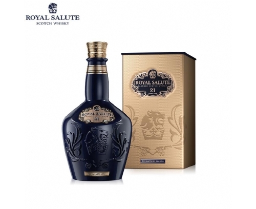 皇家礼炮Royal Salute 21年威士忌500ml 英国进口洋酒 旗舰店正品