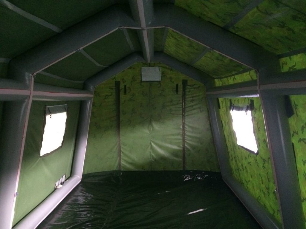 军事充气式帐篷该如何清理？