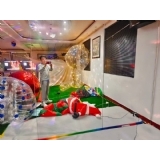 发光卡通人，充气灯光卡通，美陈气模，灯光美陈气模