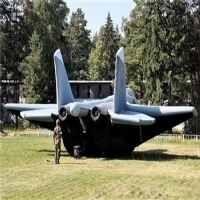 充气军事飞机模型