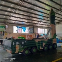 军用气模，充气导弹车，充气仿真车